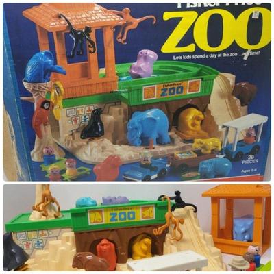 1984 Fisher Price Zoo No. 916, Original Box