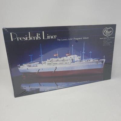 SEALED 1988 Lindberg Ship Model President's Liner Wilson Kit No. 712