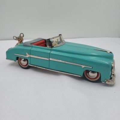 1950's Tin Wind Up Packard Convertible Toy Car Model