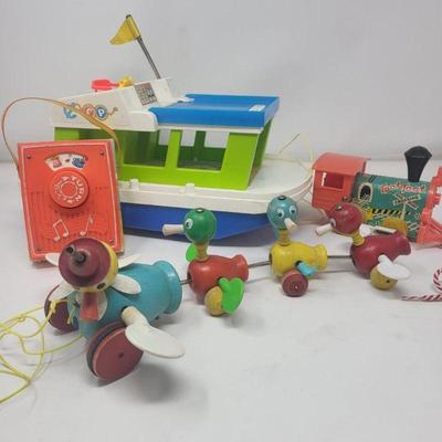 Fisher Price Pull Along Toys & Pocket Radio