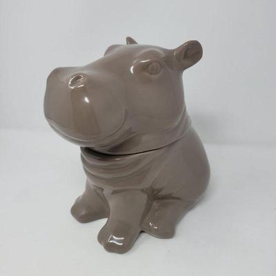 Threshold Stoneware Hippo Cookie Jar