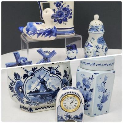Delft Holland Blue/White Porcelain 