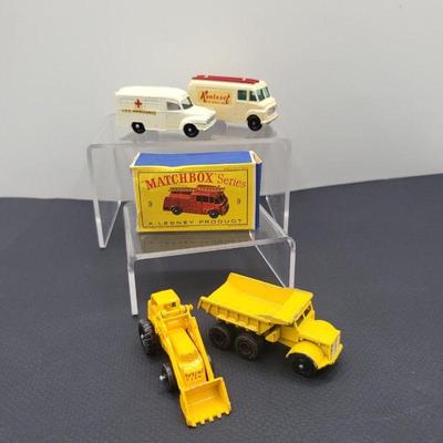 Vintage Lesney Matchbox Service & Construction Vehicles