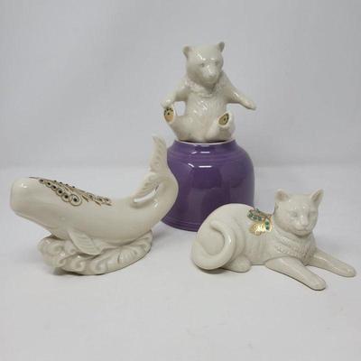 1991-1993 Lenox Jewels Collection Porcelain Figurines