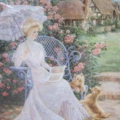 Lee Dubin Woman With Parasol Print