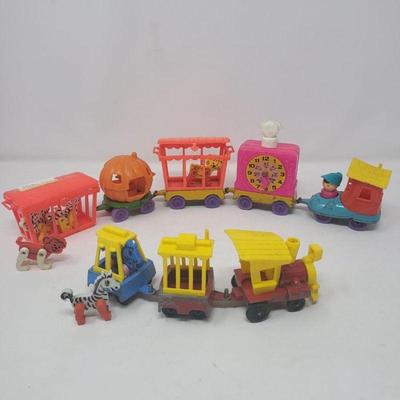1968 Vintage Tootsie Toy Metal & Poly Play Train