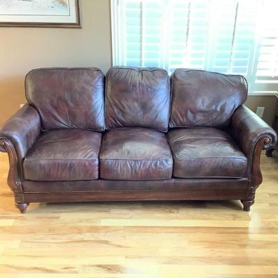 Leather couch