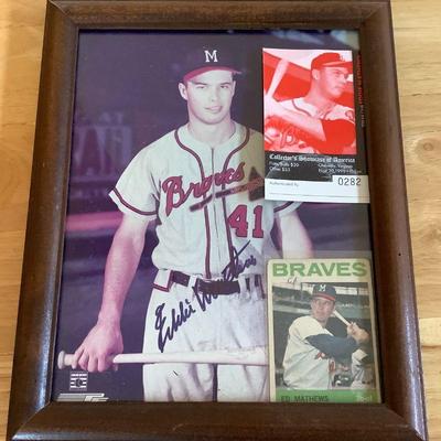 Ed Mathews signed Braves