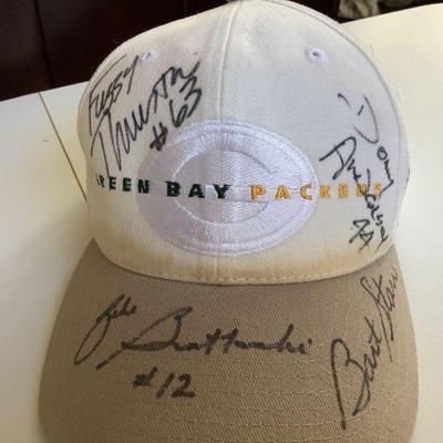 Fuzzy Thurston, Zeke Bratkowski, Bart Starr, Donny Anderson