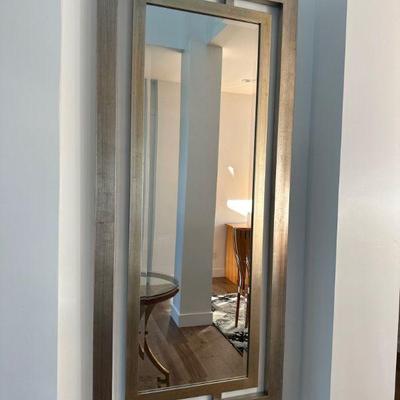Silver Wall Mirror