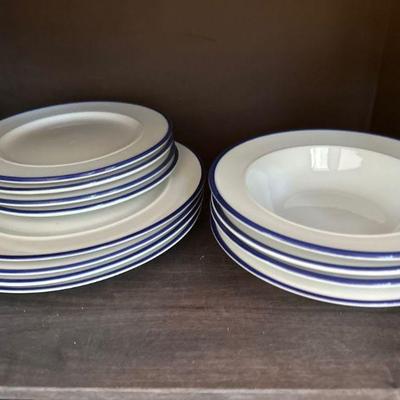 Fitz & Floyd Everyday White Porcelain dishes 