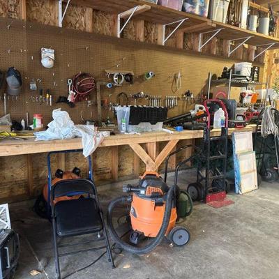 Garage full of tools