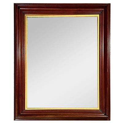 CARVED WOOD MIRROR | Carved wood frame mirror with gilt border. - h. 32 x w. 26.25 in

Contact All Country Estate Sales
