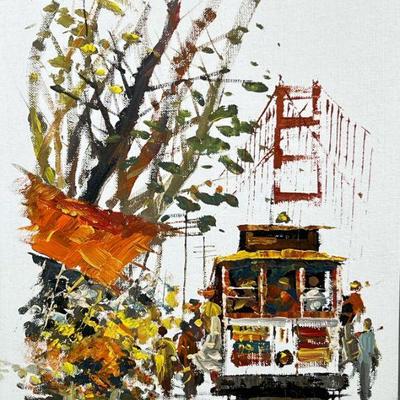 KEE FUNG NG (b. 1941) | San Francisco. Oil on artist's board. Signed lower right and on verso Unframed. - h. 16 x w. 11.75 in...