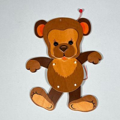 MERTENS KUNST BEAR | German hanging bear with moving arms & legs by Alfred Mertens Pfullingen - h. 11 x l. 6.5 in

Contact All...
