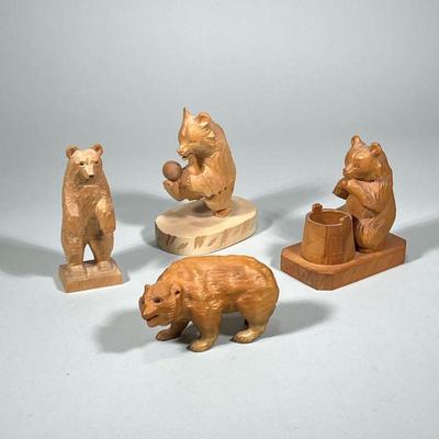 (4pc) CARVED WOOD BEARS |

Contact All Country Estate Sales
