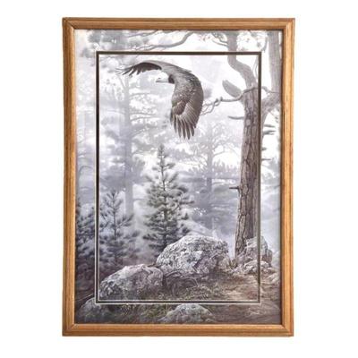 Canada Eagle Artist "Smith" Framed Wall Art