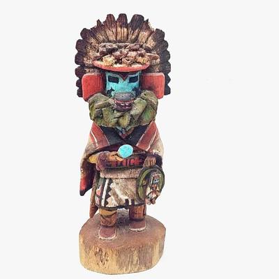 Small Kachina - hand carved from Cottonwood root 6" Tall