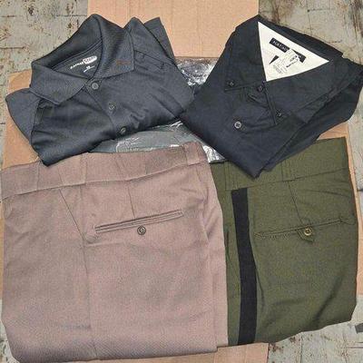 #8134 • NEW!!! Buttom Up Uniform Shirts, Polos & Pants
