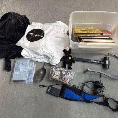 #2718 • Clothes, Books, Lunch Box & Back Massager
