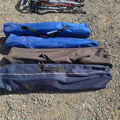 #81012 • (4) Foldable Camping Chairs with Cases
