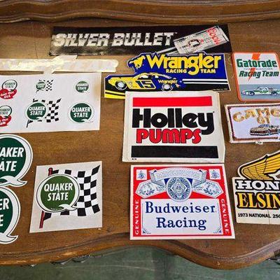 #6032 • Vintage Racing Decals & Patch
