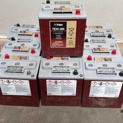 #22 • NEW!!! (10) Trojan TE35 Gel Batteries
