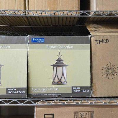 #4034 • NEW!!! (3) Light Fixtures
