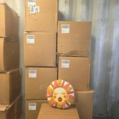 #4598 • NEW!!! (54) Opalhouse Sun Face 16" Round, Fringe & Embroidered Throw Pillows
