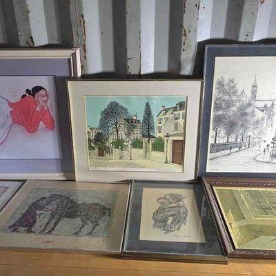 #15092 • (7) Works Of Art

