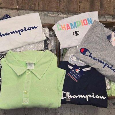 #7158 • NEW!!! (40) Champion Shirts & Hoodies
