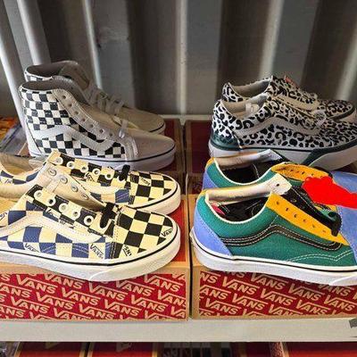 #7032 • NEW!!! (4) Pairs of Vans Shoes
