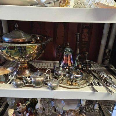 #6096 • Silver Plated Dinnerware
