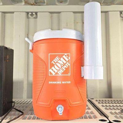 #8100 • The Home Depot 5 Gal. Water Cool W/ Cup Dispenser
