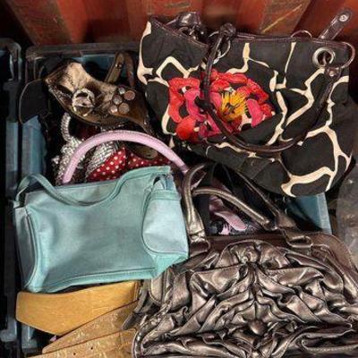 #6518 • Belts and Hand Bags
