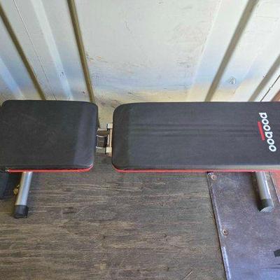#8796 • PooBoo Adjustable Weight Bench

