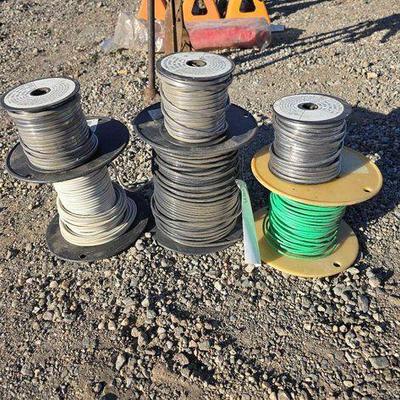 #81024 • (3) Spools of Wire and (3) Spools of Metal

