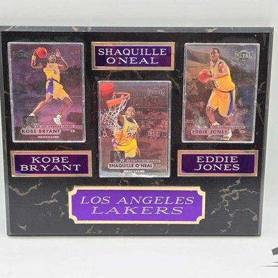 #1828 • Los Angeles Lakers Framed Player Collector Cards
