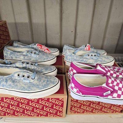 #7044 • NEW!!! (4) Pairs of Vans Shoes
