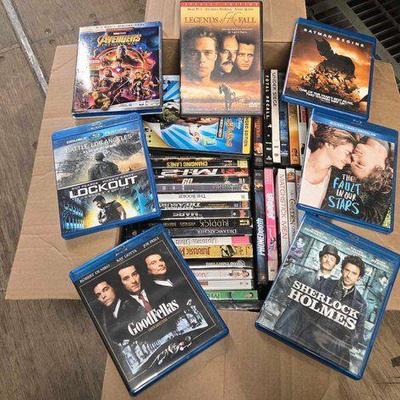 #8132 • (92) Blu-Rays & DVDs
