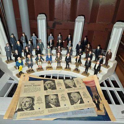 #6118 • 37 Marx U.S. Presidents Set of the 1960s
