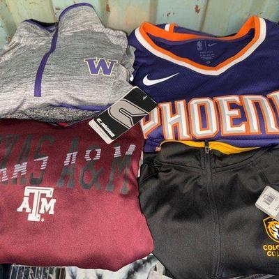 #3512 • NEW!!! (11) Men’s, Women’s NBA & College Jerseys & Shirts
