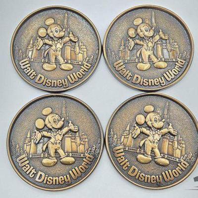#1936 • (4) Walt Disney World Mickey Medals
