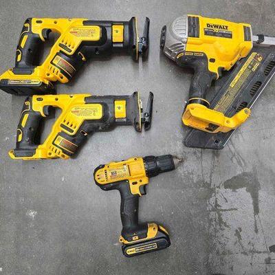 #2640 • (4) Dewalt Power Tools
