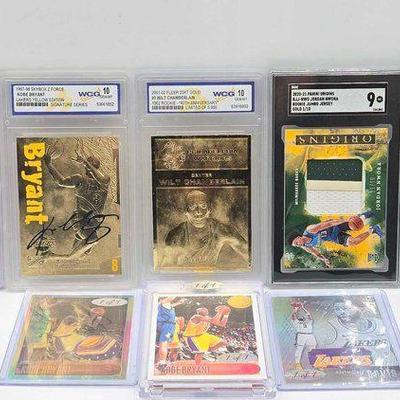 #1808 • (8) NBA Player Collector Cards, Some Graded
