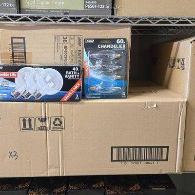 #4036 • (3) Feit Electric Boxes Of Light Bulbs
