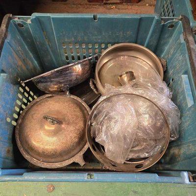 #6514 • Silver Plated Dishware
