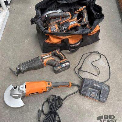 #2512 • Rigid Tool Bag and Power Tools

