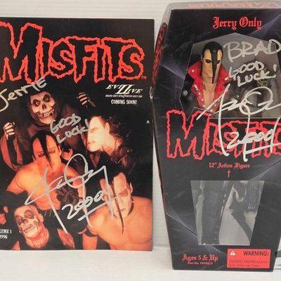 #1930 • Misfits Jerry Only Signed Action Figure & 1998 Tour Program
