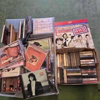 #6058 • CDs and Cassette Tapes
